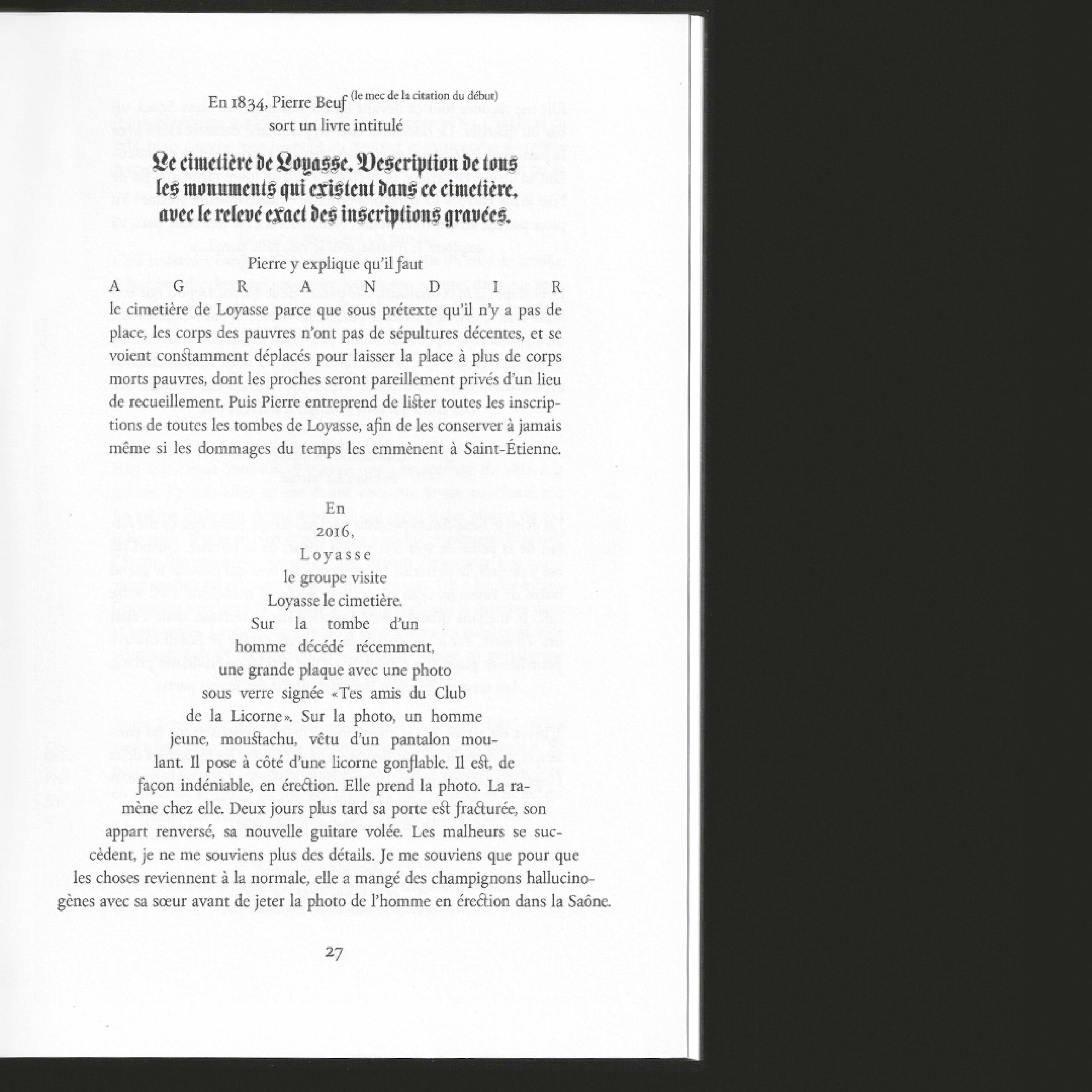 Loyasse mon amour, projet éditorial